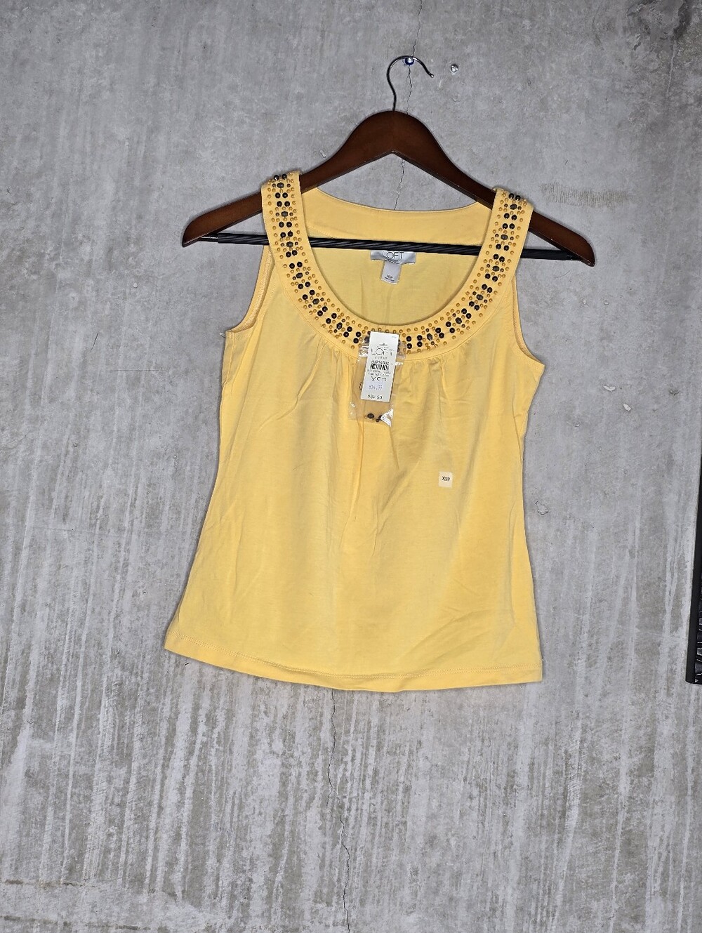 LOFT Yellow Blouse Size XSP